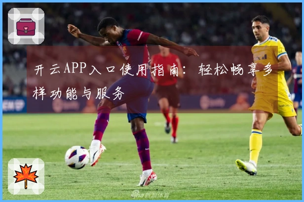 开云APP入口使用指南：轻松畅享多样功能与服务